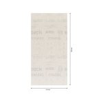 Bosch Schleifblatt M480,115x107mm, #2608901628