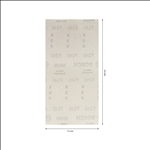 Bosch EXPERT M480 Schleifnetz, 115 x 107 mm, K 240, 50 Stück #2608901630