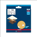 Bosch EXPERT C470 Schleifpapier mit 8 Löchern für Exzenterschl., 115 mm, K 80, 5-tlg. #2608900796