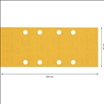 Bosch EXPERT C470 Schleifpapier-Set, 80 x 133 mm, K 240, 50 Stück #2608901665