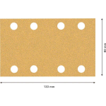 Bosch Schleifblatt C470,80x133mm,P #2608901661