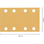 Bosch Schleifblatt C470,80x133mm,P #2608901662
