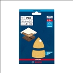 Bosch EXPERT C470 Schleifpapier mit 11 Löchern, 102 x 62 mm, 93 mm, K 80, 10er-Pack #2608900887