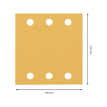 Bosch Schleifblatt C470,115x107mm, #2608901656