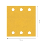 Bosch EXPERT C470 Schleifpapier, 115 x 107 mm, K 240, 50 Stück #2608901659