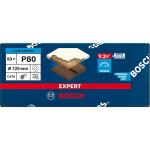 Bosch Expert C470 Schleifpapier für Exzenterschleifer, 125 mm, 8 Löcher, K 80 #2608900995