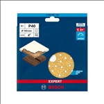 Bosch EXPERT C470 Schleifpapier Mehrloch für Exzenterschleifer, 150 mm, K 40, 5-tlg. #2608901102