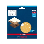 Bosch EXPERT C470 Schleifpapier Mehrloch für Exzenterschleifer, 150 mm, K 100, 5-tlg. #2608901105