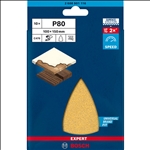 Bosch EXPERT C470 Schleifblatt, 100x150mm, K80, 7 Löcher, 10-tlg. #2608901116