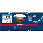 Bosch EXPERT C470 Schleifpapier Mehrloch für Exzenterschleifer, 125 mm, K 80, 50-tlg. #2608901126