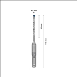 Bosch EXPERT SDS plus-7X Hammerbohrer, 4 x 50 x 115 mm #2608900057