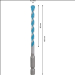 Bosch EXPERT HEX-9 Multi Construction Bohrer, 5.5x60x100 mm #2608900572