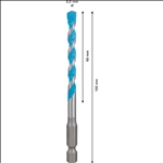 Bosch EXPERT HEX-9 Multi Construction Bohrer, 6x60x100 mm #2608900574