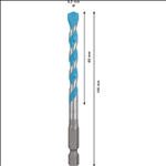 Bosch EXPERT HEX-9 Multi Construction Bohrer, 6.5x60x100 mm #2608900577