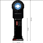 Bosch EXPERT MetalMax MAII 32 AIT Tauchsägeblatt für Multifunktionswerkzeuge, 70x32 mm #2608900022