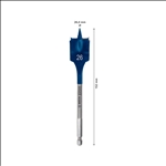 Bosch EXPERT SelfCut Speed Flachfräsbohrer, 26 x 152 mm #2608900323