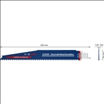 Bosch EXPERT Wood with Metal Demolition S1167XHM Säbelsägeblatt, 3 Stück #2608900399