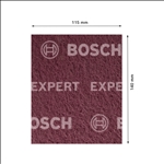 Bosch EXPERT N880 Vliespad zum Handschleifen, 115 x 140 mm, Allzweck, 2 Stk. #2608901220