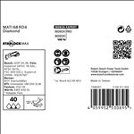 Bosch EXPERT MATI 68 RD4 Eckblatt für Multifunktionswerkzeuge, 68x30 mm, 10-tlg. #2608900037