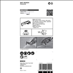 Bosch EXPERT MATI 68 RSD4 Ecklatt für Multifunktionswerkzeuge, 68 x 10 mm #2608900038