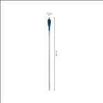 Bosch EXPERT SelfCut Speed Flachfräsbohrer, 17 x 400 mm #2608900344