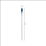 Bosch EXPERT SelfCut Speed Flachfräsbohrer, 18 x 400 mm #2608900345