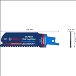 Bosch EXPERT ‘Thick Tough Metal’ S 555 CHC Säbelsägeblatt, 1 Stück #2608900364