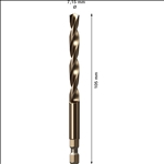 Bosch EXPERT Power Change Plus Zentrierbohrer, HSS-Co, 7,15x105 mm #2608900530