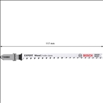 Bosch EXPERT Wood 2-side clean T308BO Stichsägeblatt, 2 Stück #2608901712