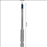 Bosch EXPERT HEX-9 Hard Ceramic Bohrer, 4x90 mm #2608900588