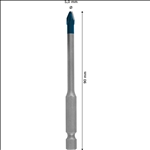 Bosch EXPERT HEX-9 Hard Ceramic Bohrer, 5x90 mm #2608900589