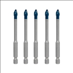 Bosch EXPERT HEX-9 HardCeramic Dachziegel-Bohrer-Set, 6 mm, 5-tlg. #2608900599