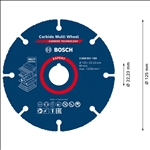 Bosch EXPERT Carbide Multi Wheel Trennscheibe, 125 mm, 22,23 mm #2608901189