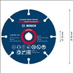 Bosch EXPERT Carbide Multi Wheel Trennscheibe, 76 mm, 10 mm. für Mini-Winkelschleifer #2608901196