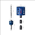 Bosch EXPERT Tough Material Lochsäge-Starter-Set, 51 x 60 mm #2608900449