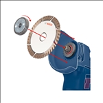 Bosch Diamanttrennscheibe Standard for Asphalt, 450 x 25,40 x 3,2 x 8 mm #2608602627