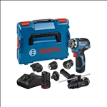 Bosch Akku-Bohrschrauber GSR 12V-35 FC, 2 x Akku GBA 12V 3.0Ah, L-BOXX #06019H3008