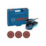 Bosch Exzenterschleifer GEX 125-1 AE, mit 3 x Schleifblatt C470, in Handwerkerkoffer #0601387504