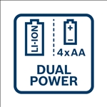 Bosch Kombilaser GCL 2-50 C, mit 4 x 1,5-V-LR6-(AA)-Batterien, RM 2, BT 150 #0601066G02