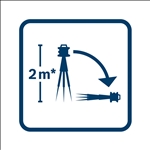 Bosch Rotationslaser GRL 650 CHVG mit Baustativ BT 300 HD #06159940PS