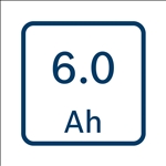 Bosch Akkupack GBA 12 Volt, 6.0 Ah #1600A00X7H