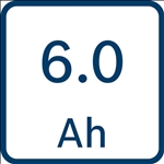 Bosch Akkupack GBA 12 Volt, 6.0 Ah #1600A00X7H