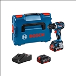 Bosch Akku-Bohrschrauber GSR 18V-90 C, 2 Akku GBA 18V 5.0Ah, Ladg. u. L-BOXX #06019K6006