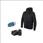 Bosch Beheizbarer Hoodie GHH 12+18V XA L, 1 x Akku GBA 12V 2.0Ah, Ladegerät #06188000GD