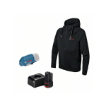 Bosch Beheizbarer Hoodie GHH 12+18V XA XL, 1 x Akku GBA 12V 2.0Ah, Ladegerät #06188000GE