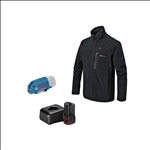 Bosch Beheizbare Jacke GHJ 12+18V XA S, 1 x Akku GBA 12V 2.0Ah, Ladegerät #06188000FX