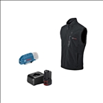 Bosch Beheizbare Weste GHV 12+18V XA 2XL, 1 x Akku GBA 12V 2.0Ah, Ladegerät #06188000G8