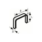 Bosch Flachdrahtklammer Typ 52 #2609200204