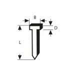Bosch Nagel Typ 47 #2609200249
