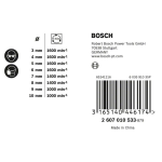 Bosch RobustLine 8 tlg. Holzbohrer Set, 3 #2607010533